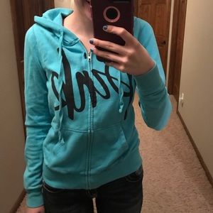 Hooded Zip-up Sweatshirt